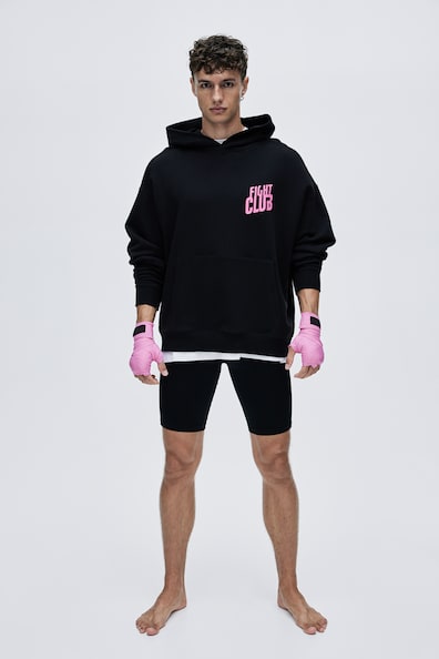 Loose-Fit Sports Hoodie