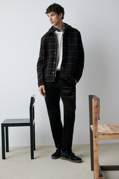 Regular Fit Wool-Blend Jacket